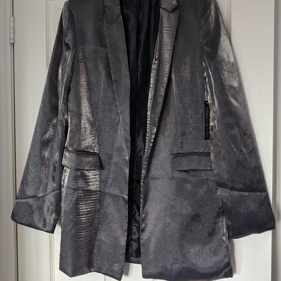 Gunmetal women blazer Bianca Nygard, size M, new - Picture 2 of 8